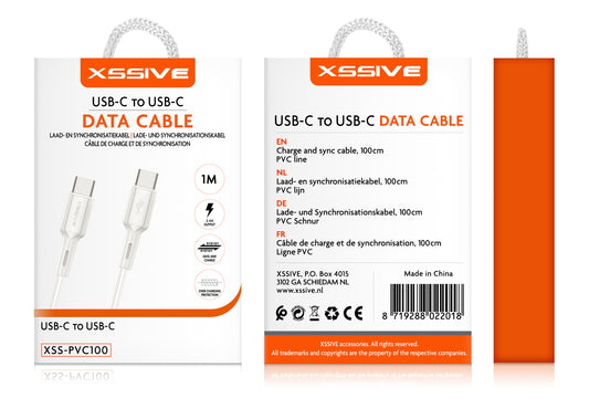 Datenkabel/Ladekabel USB-C - auf USB-C XSSIVE